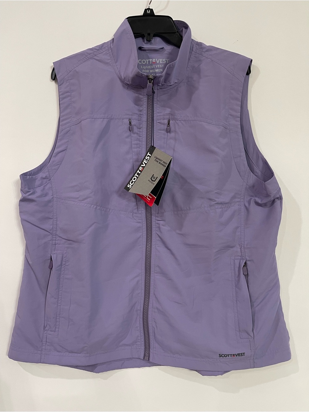 SCOTTeVEST LightEST Vest for Women purple haze organized travel Vest XL